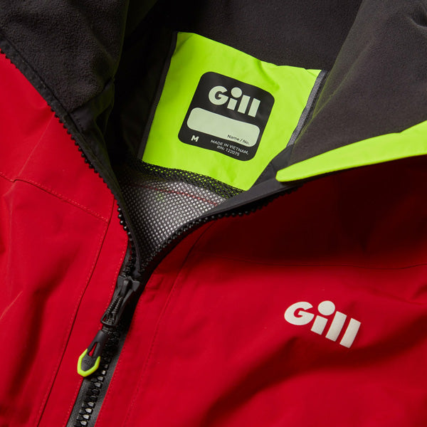 Gill OS32J jakken med fokus på refleksdetaljer og ventilationsåbninger