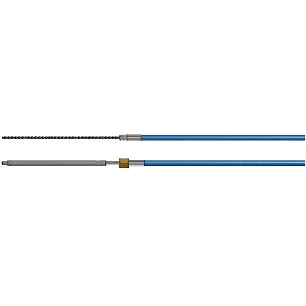 Styrekabel Ultraflex M90 set forfra, fremhæver design og holdbarhed.