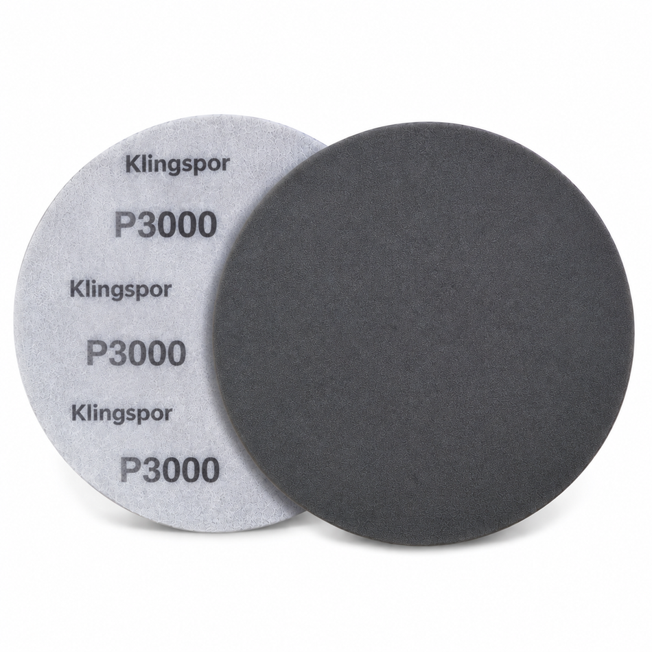 Klingspor Schleifscheibe mit Schaumstoff Ø150mm P3000 10 Stk.