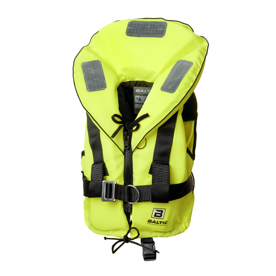 BALTIC, Ocean Kinderrettungsweste UV_Gelb 1299 Gr. 3-15 kg, D-Ring am Rücken