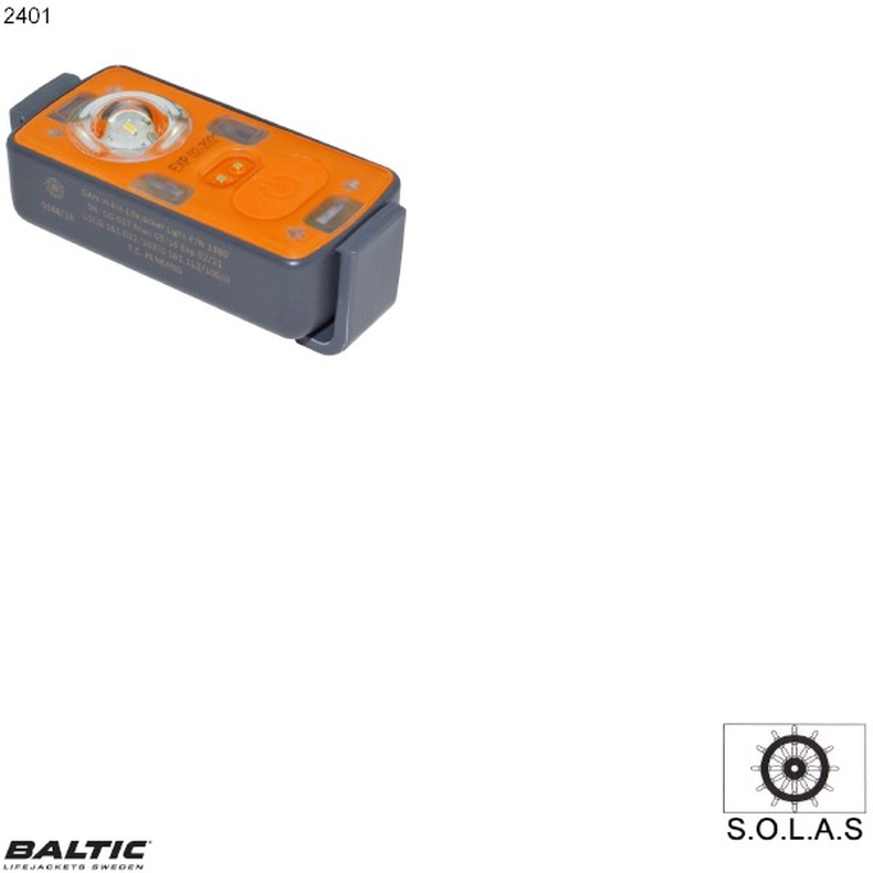BALTIC, Notleuchte SOLAS automatisch Weiß 2401, W4-A